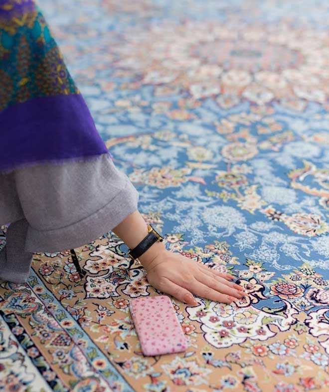 اصول جارو کردن فرش