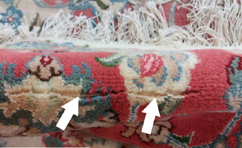 چگونه شکستگی فرش را از بین ببریم