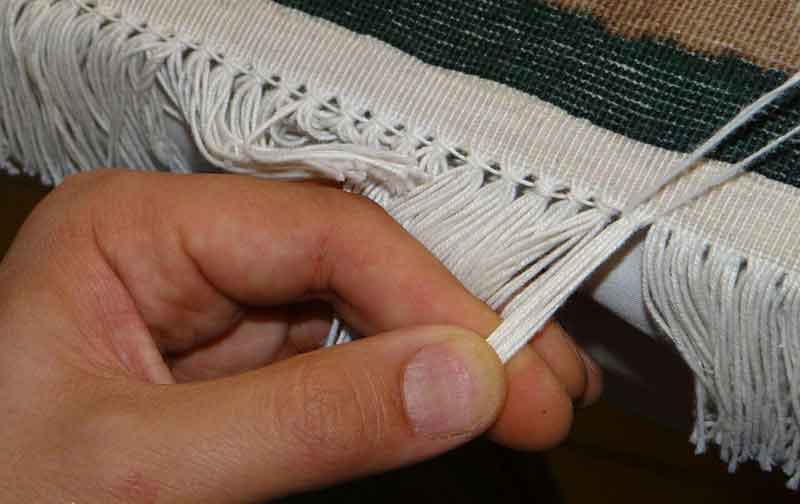 استفاده از دو گره برای زیبایی و استحکام ریشه