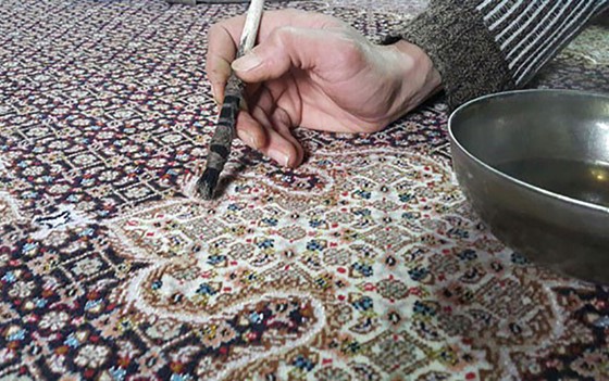 رنگرزی فرش و قالی