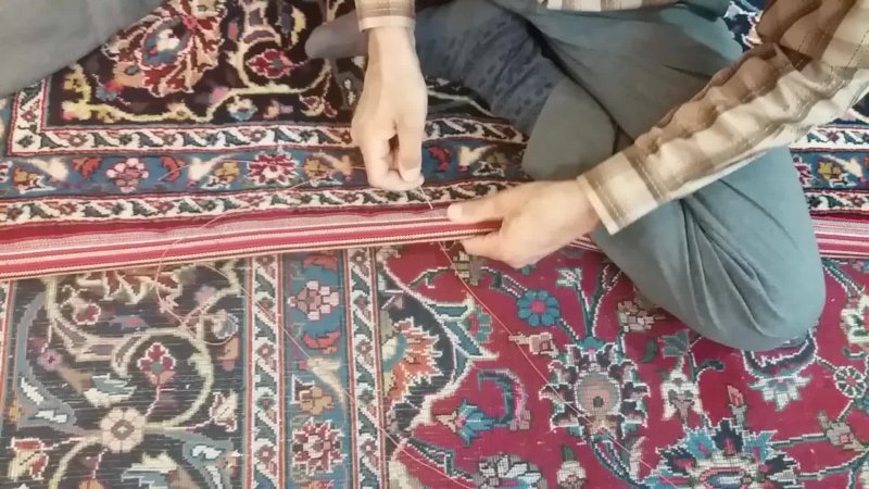 برای جلوگیری از کثیفی ریشه و استحکام ریشه فرش میتوانید از جاجیم استفاده کنید