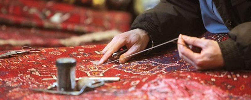 رفوگری فرش در مشهد   قالیشویی ابریشم